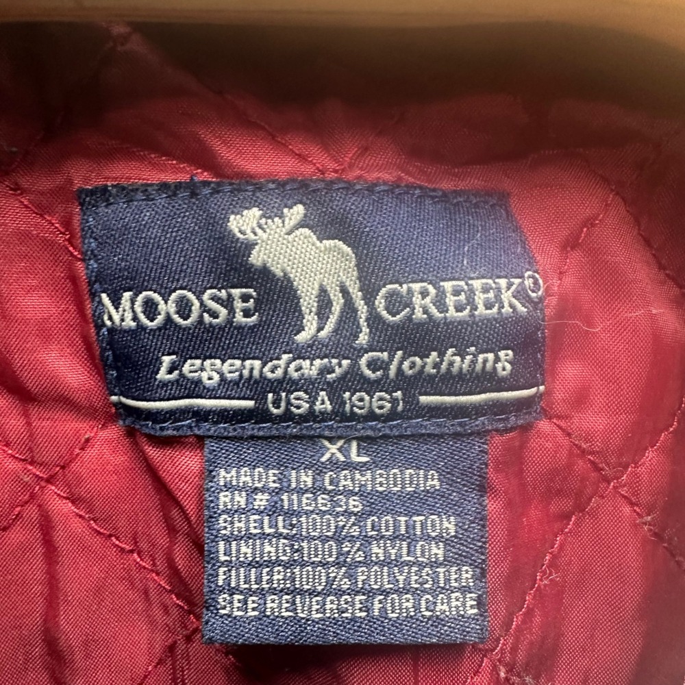 Moose Creek Men's Insulated Denim Shirt Jacket Western Quilted Lined XL - Picture 4 of 10